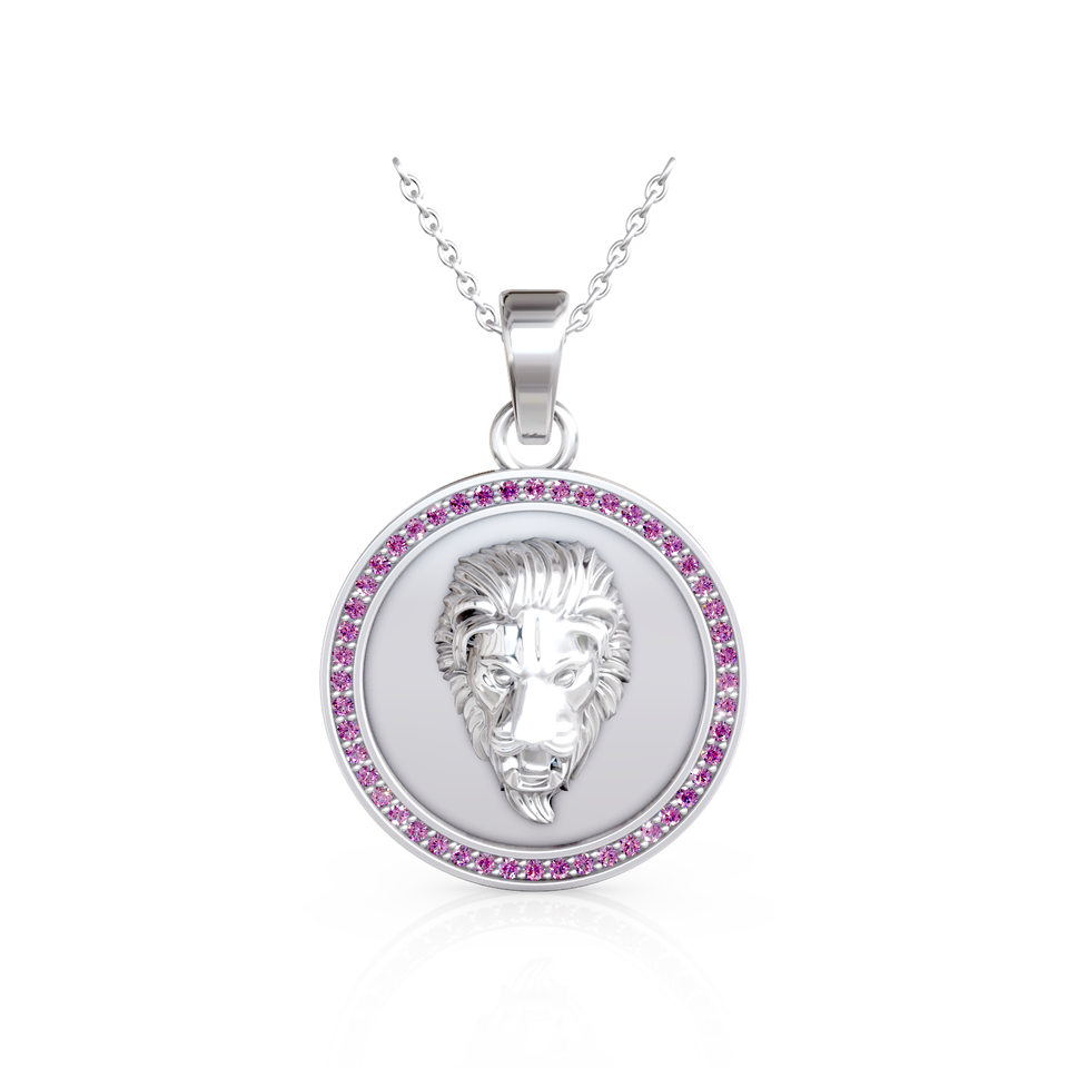 lion crest pendant