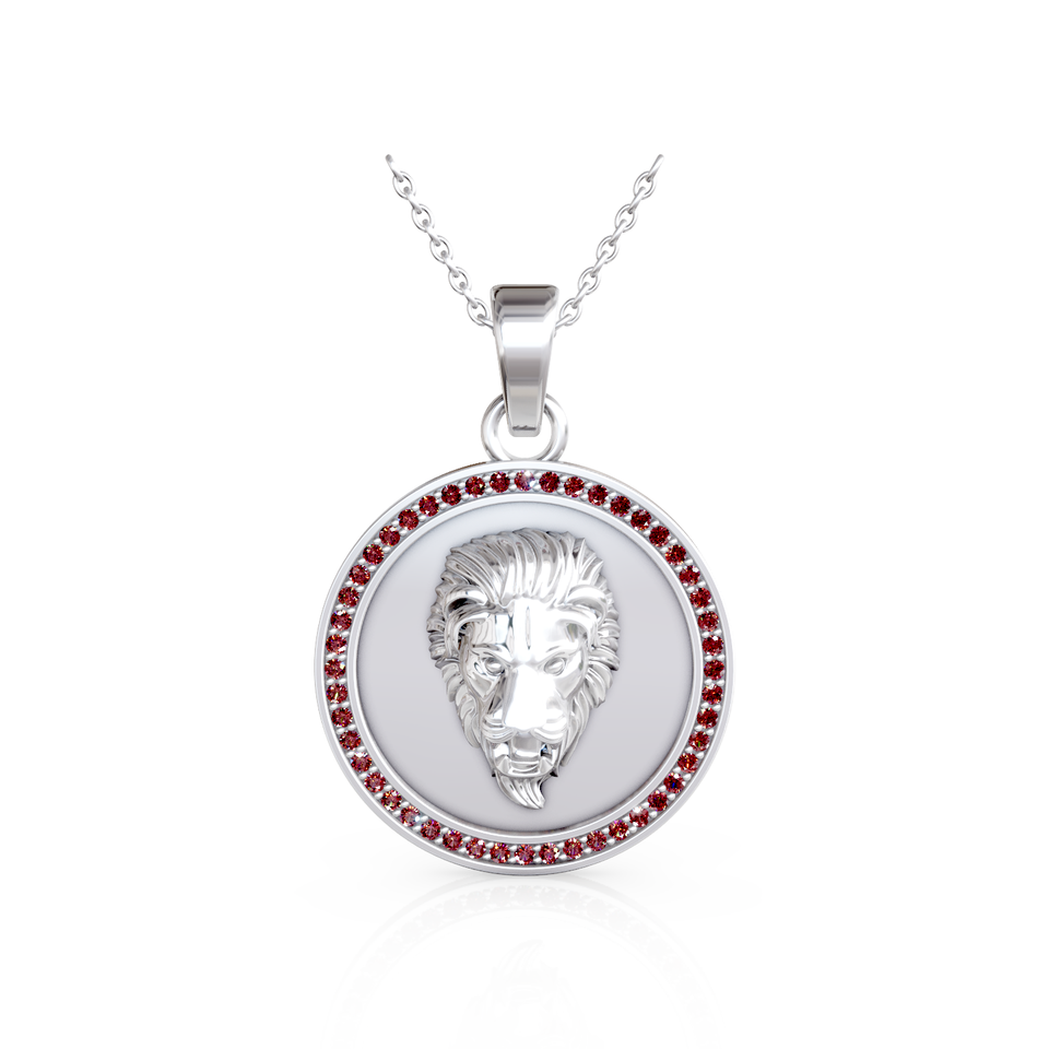 lion crest pendant