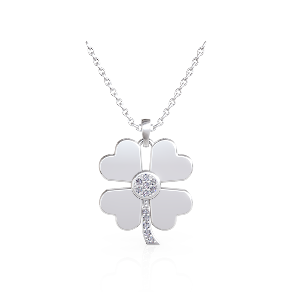 four-leaf clover pendant