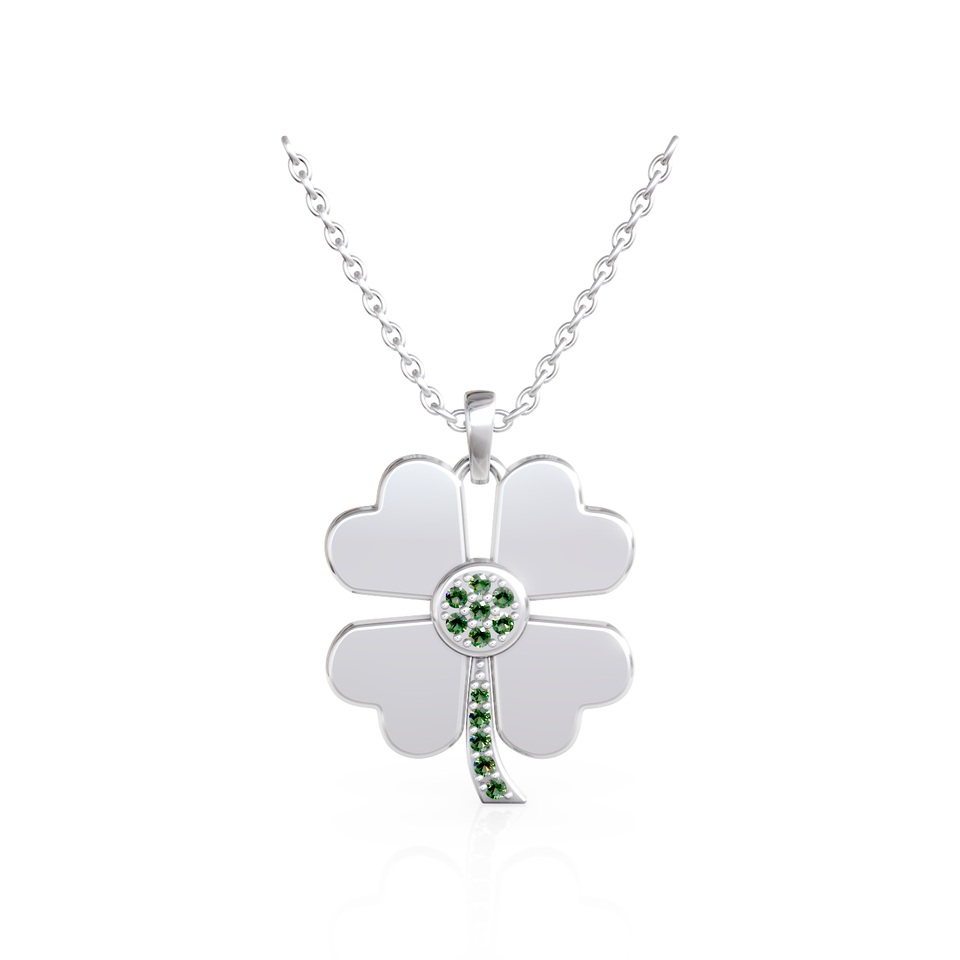 four-leaf clover pendant