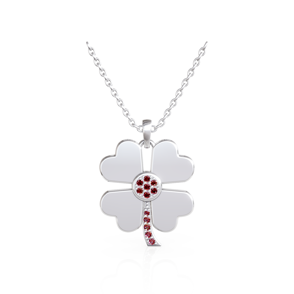 four-leaf clover pendant