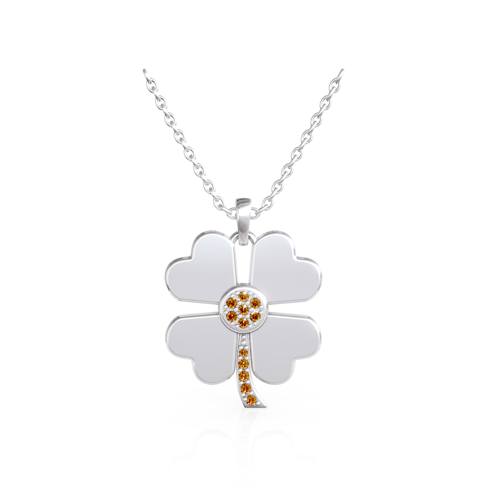 four-leaf clover pendant