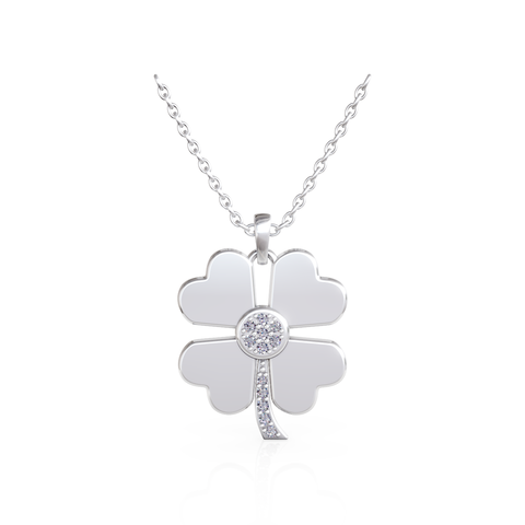 four-leaf clover pendant