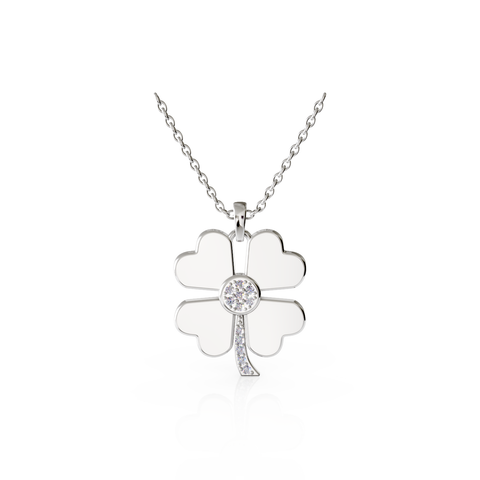 four-leaf clover pendant