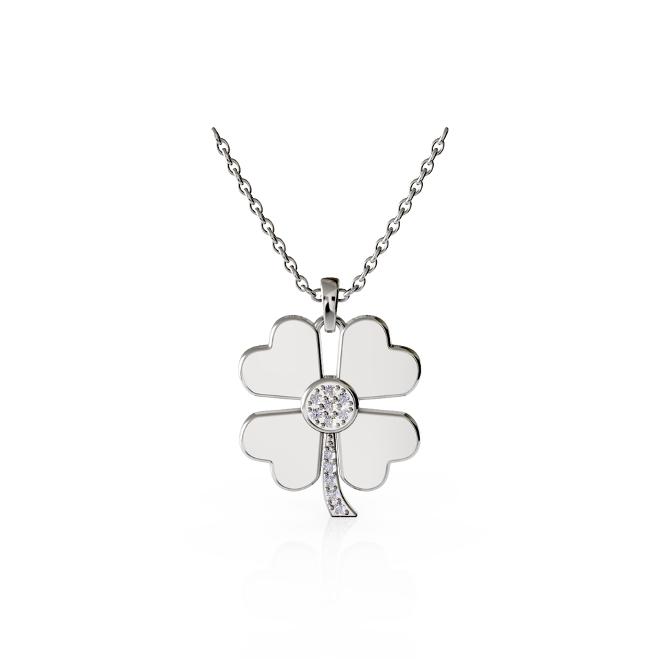 four-leaf clover pendant