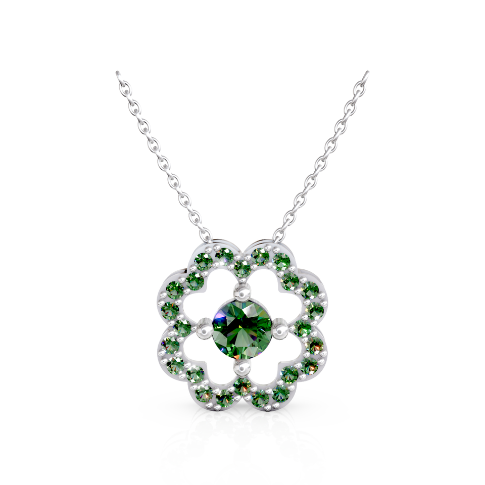 four-leaf clover pendant