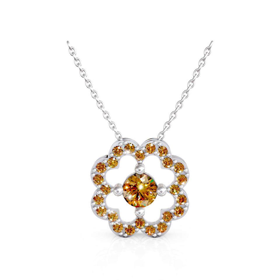 four-leaf clover pendant