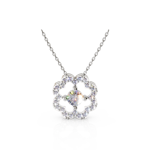 four-leaf clover pendant