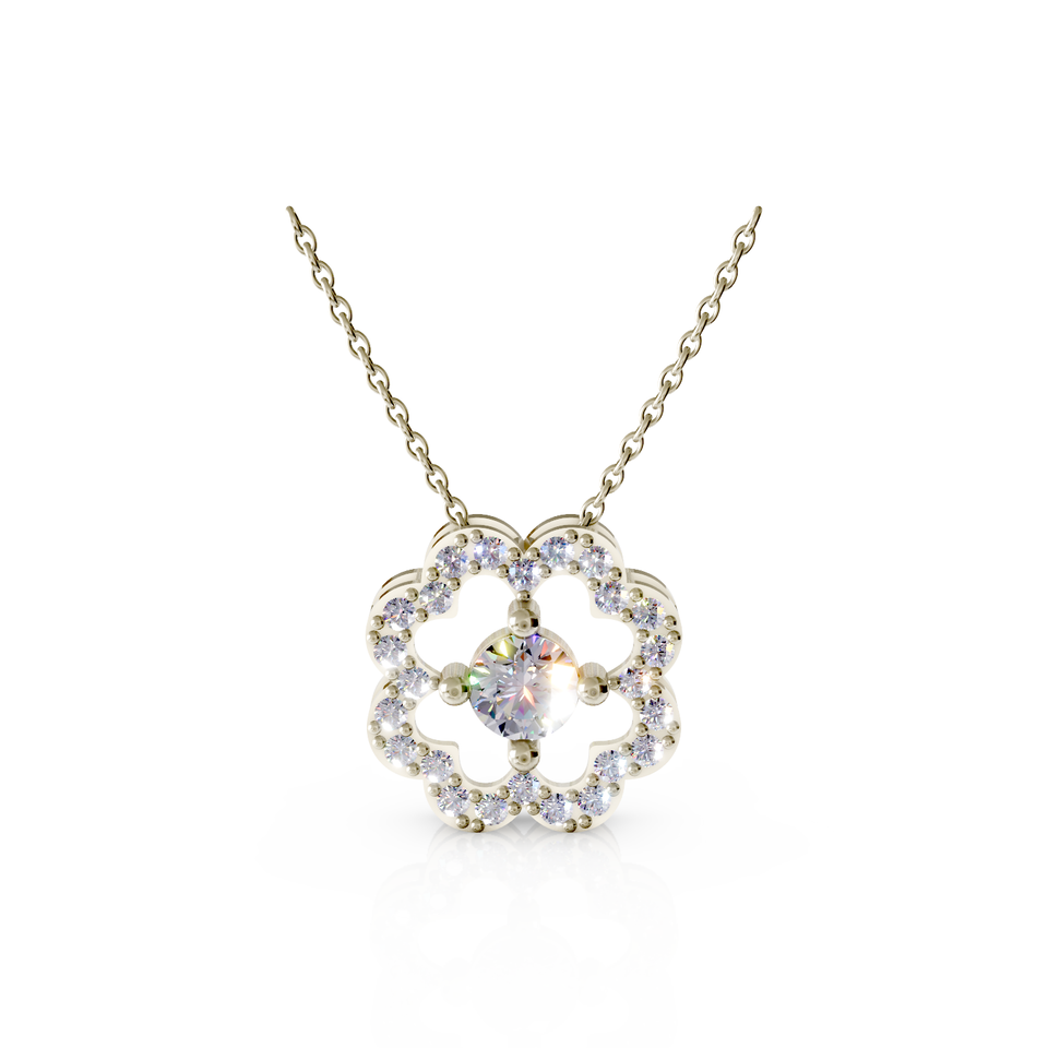 four-leaf clover pendant