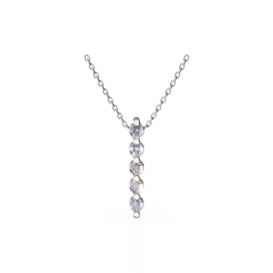 vertical bar pendant