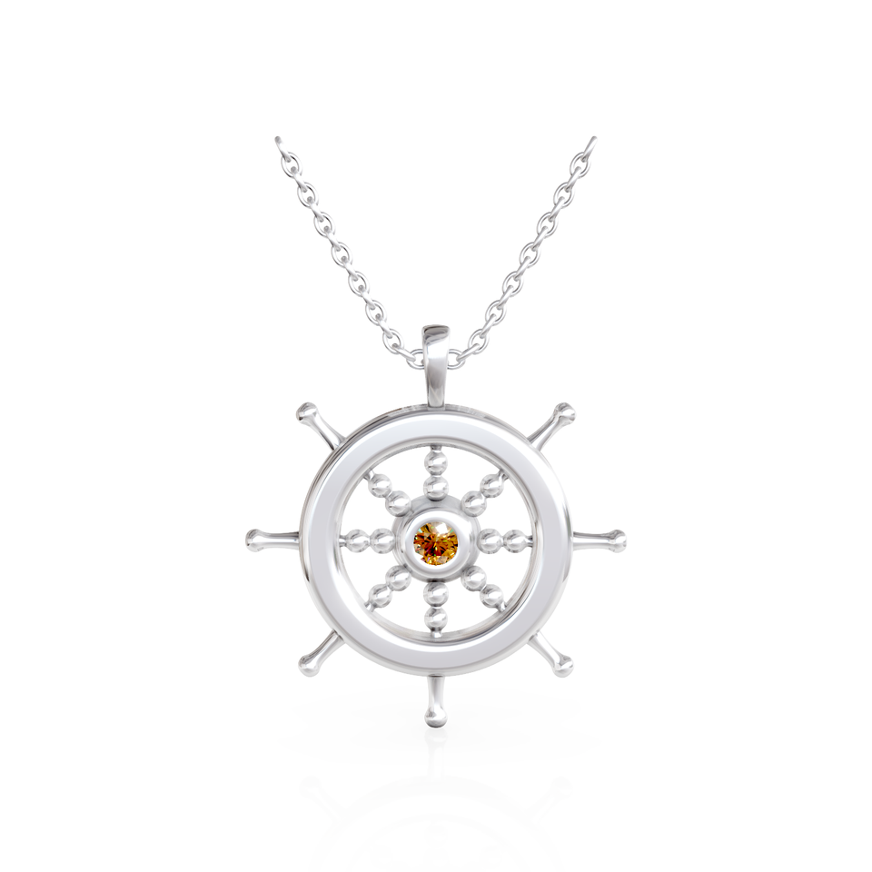 ship wheel pendant