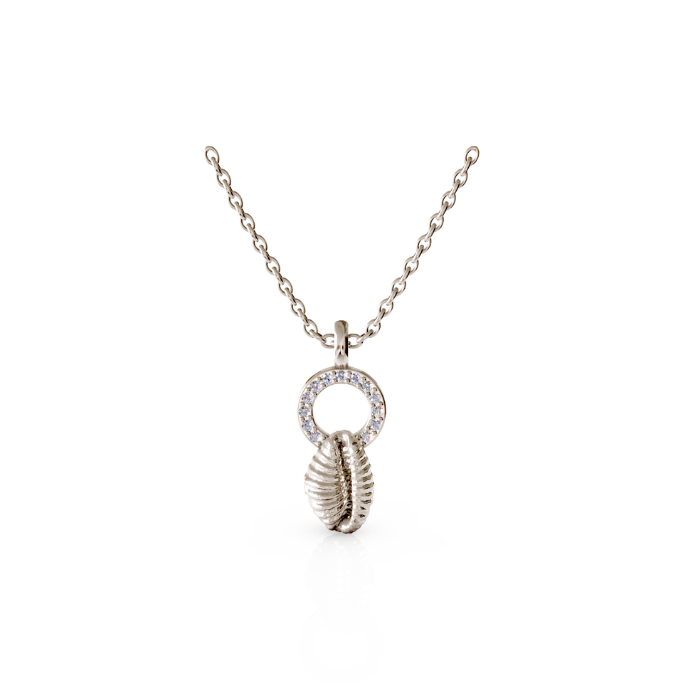 cowrie shell pendant