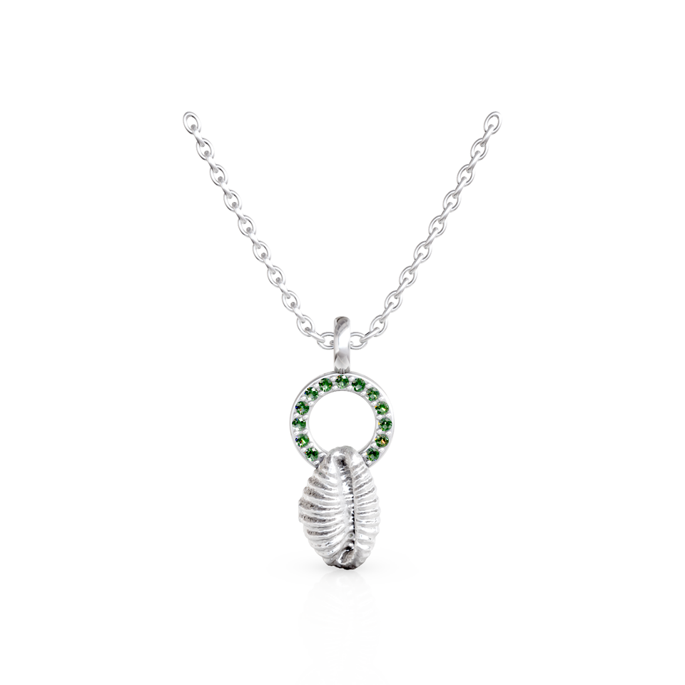 cowrie shell pendant