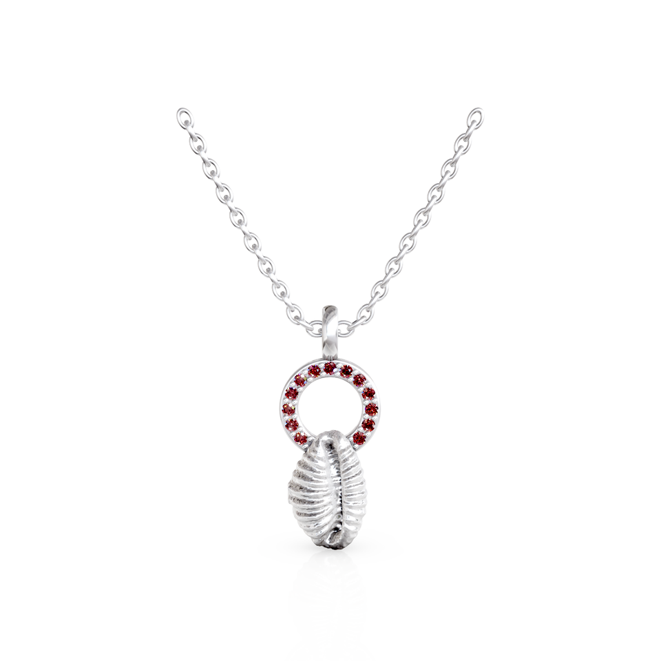 cowrie shell pendant