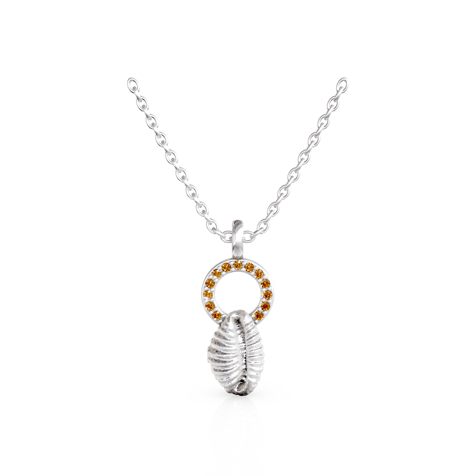cowrie shell pendant