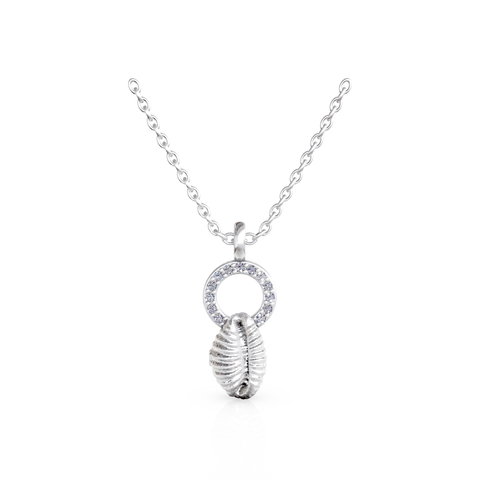 cowrie shell pendant