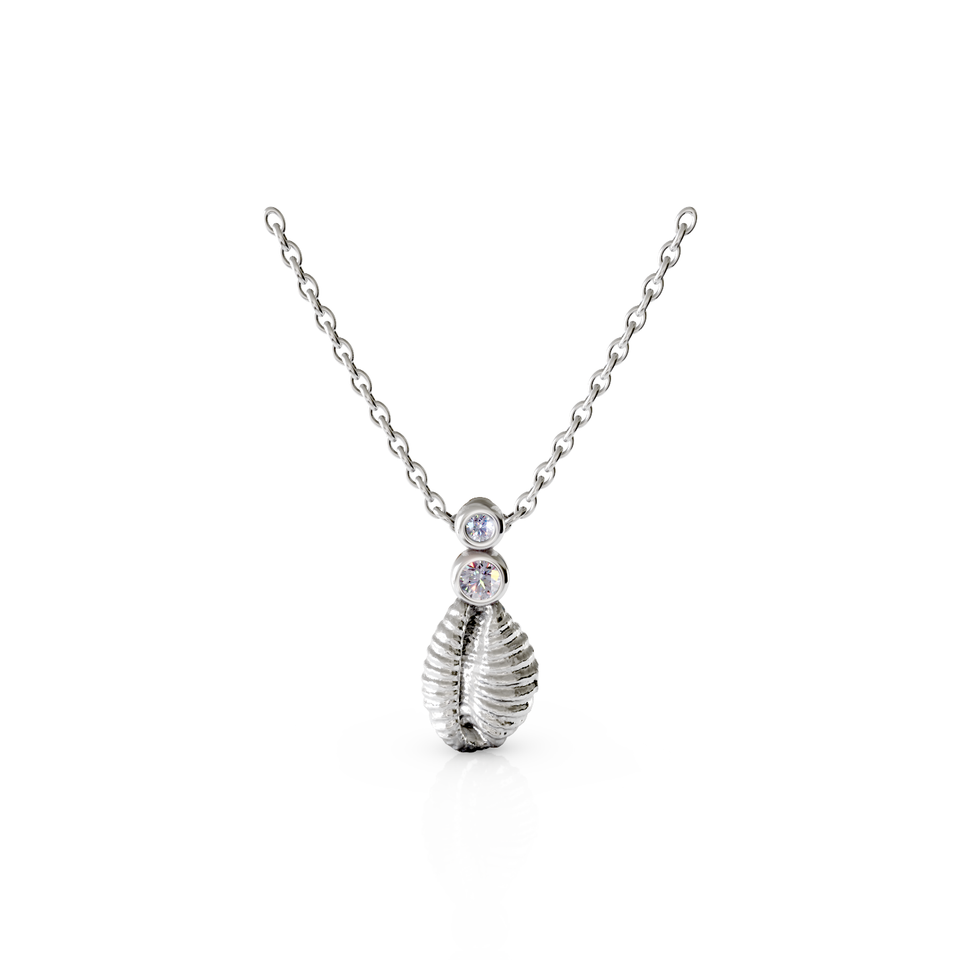 cowrie shell pendant