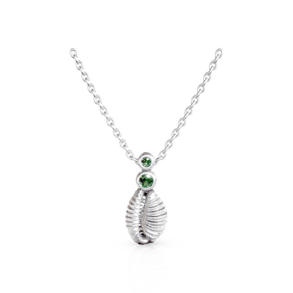 cowrie shell pendant