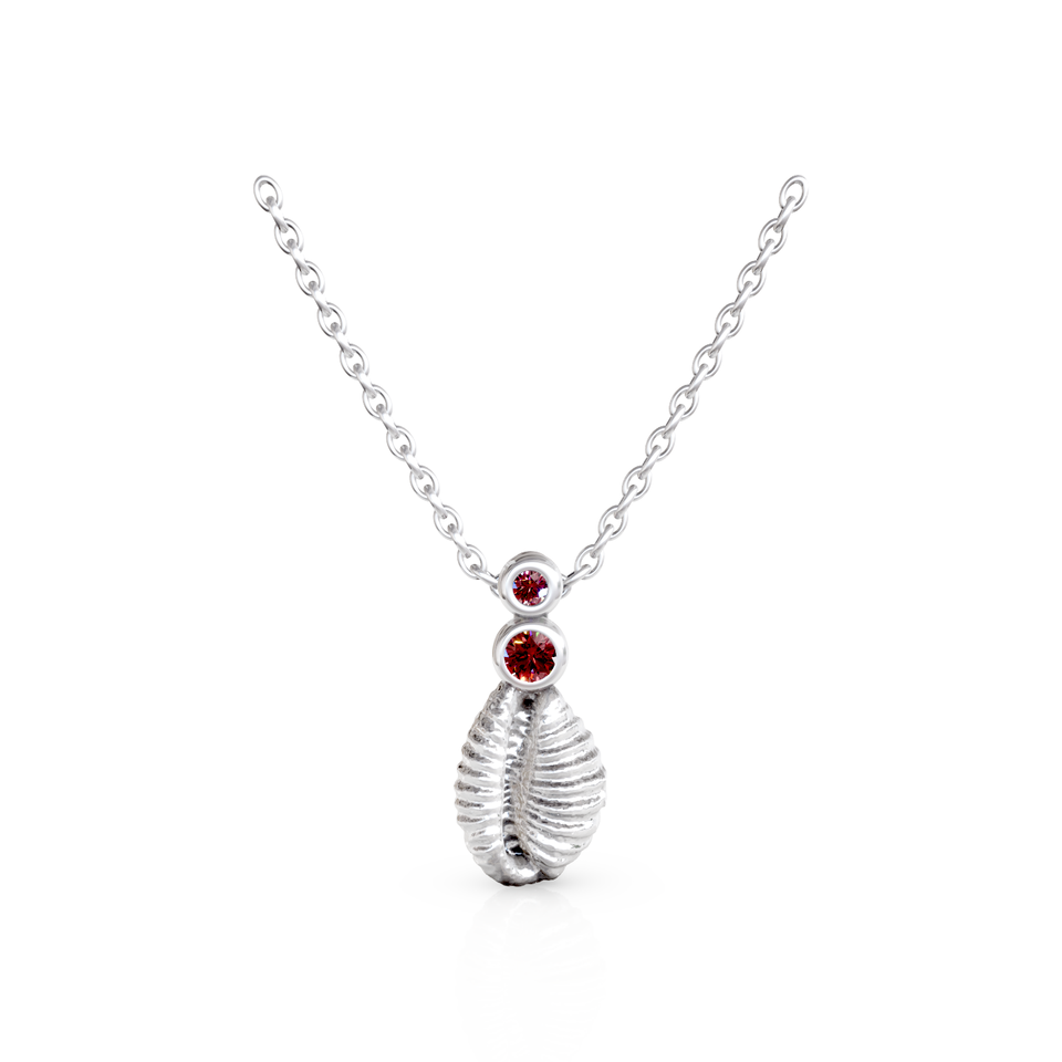 cowrie shell pendant