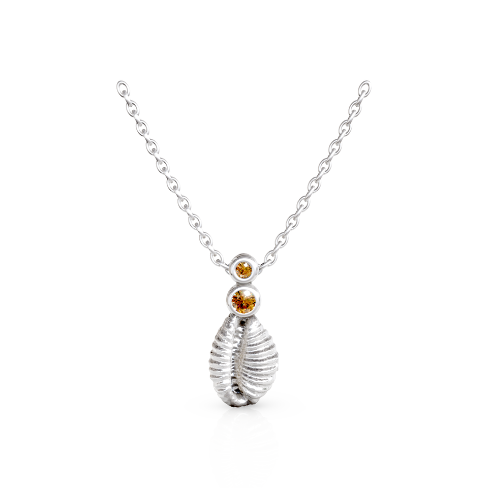 cowrie shell pendant
