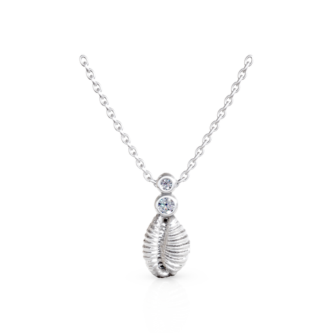 cowrie shell pendant