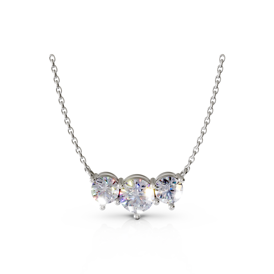 three-stone pendant