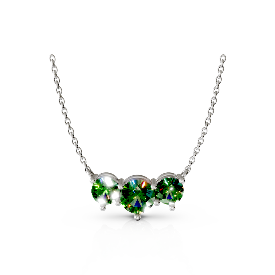 three-stone pendant