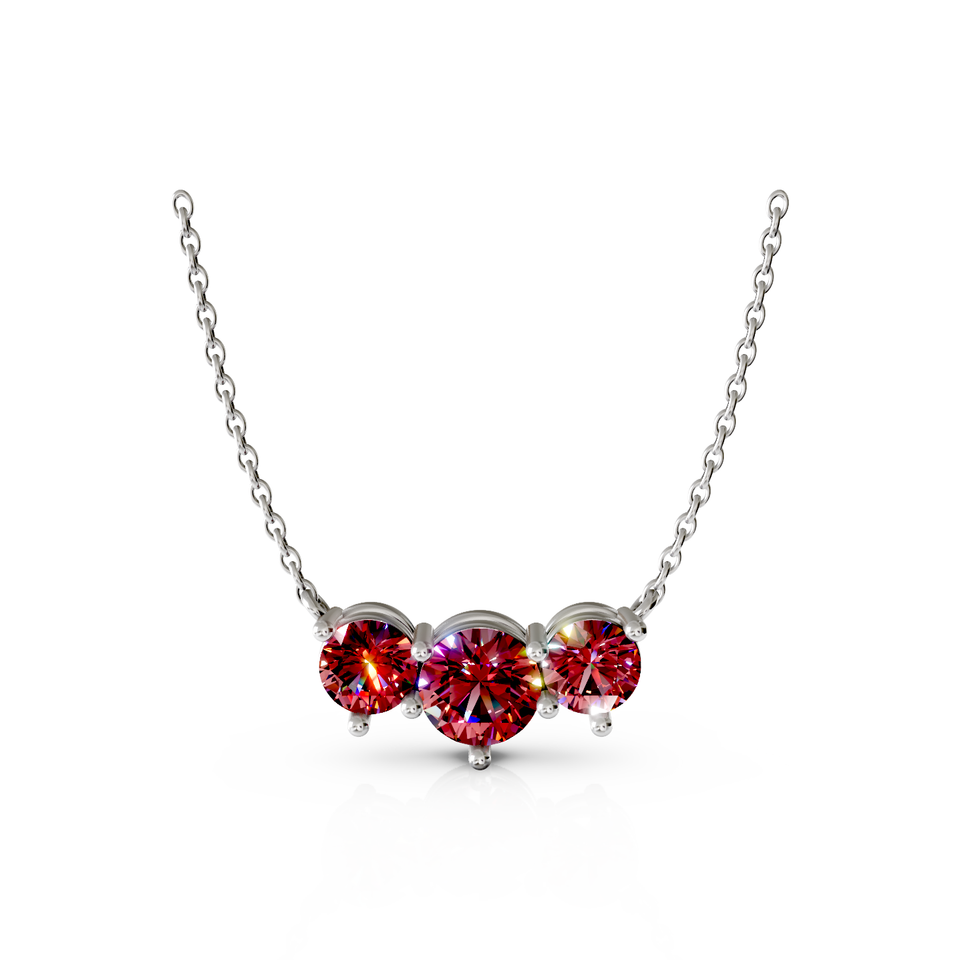 three-stone pendant