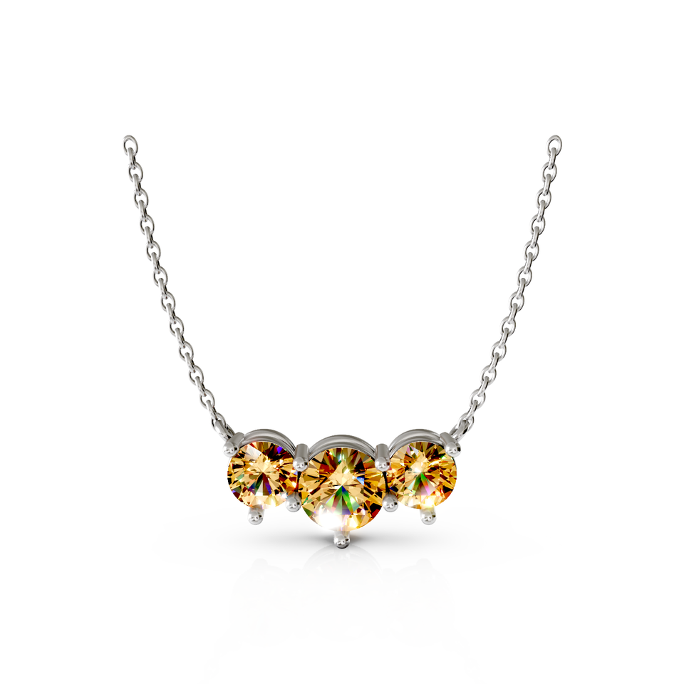 three-stone pendant