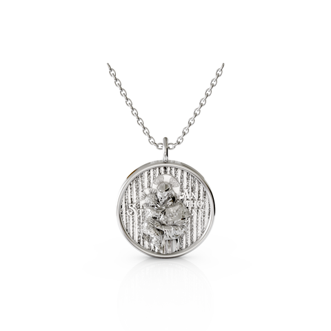 saint anthony religious pendant