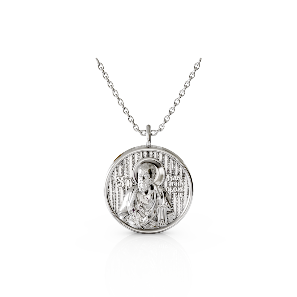 saint bartholomew religious pendan