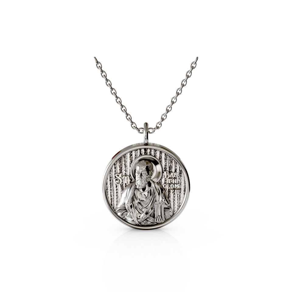 saint bartholomew religious pendan