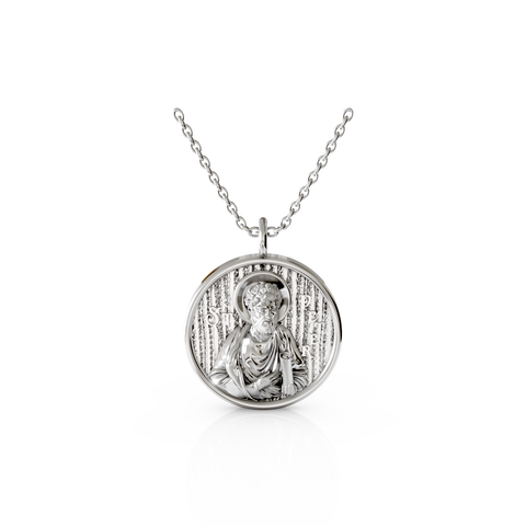 saint peter religious pendant