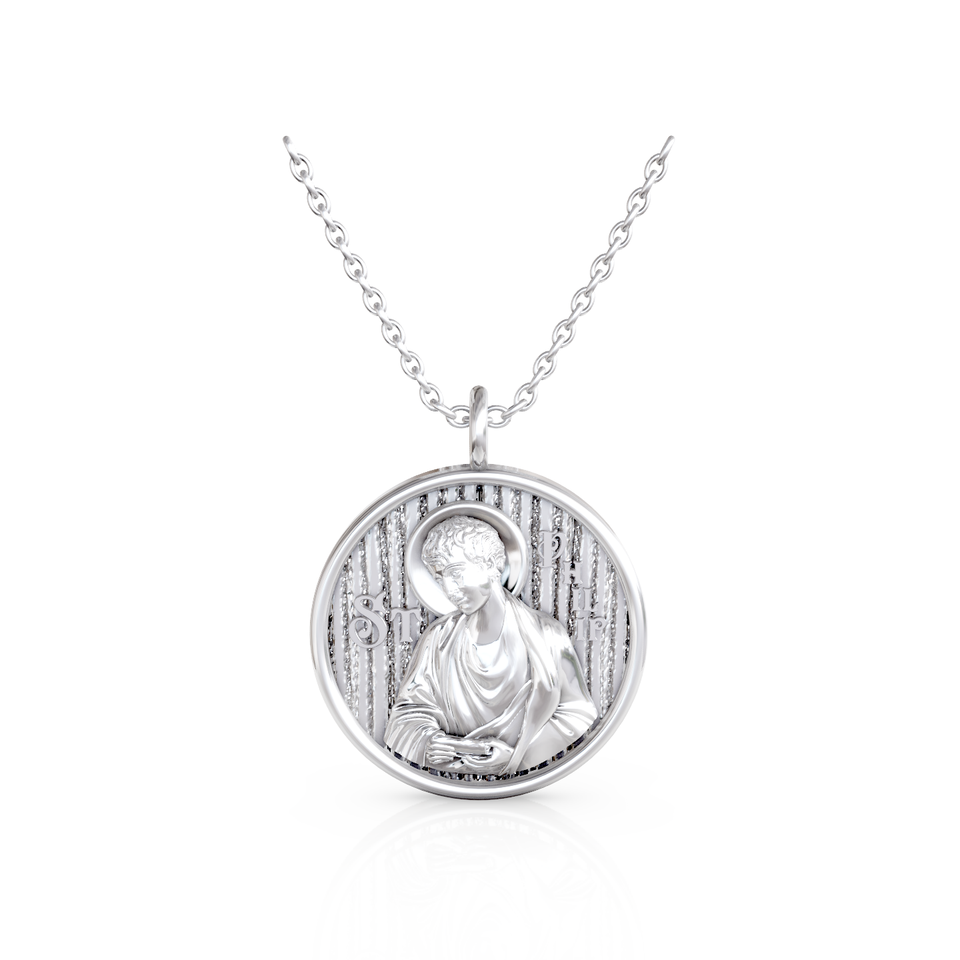 saint philip religious pendant