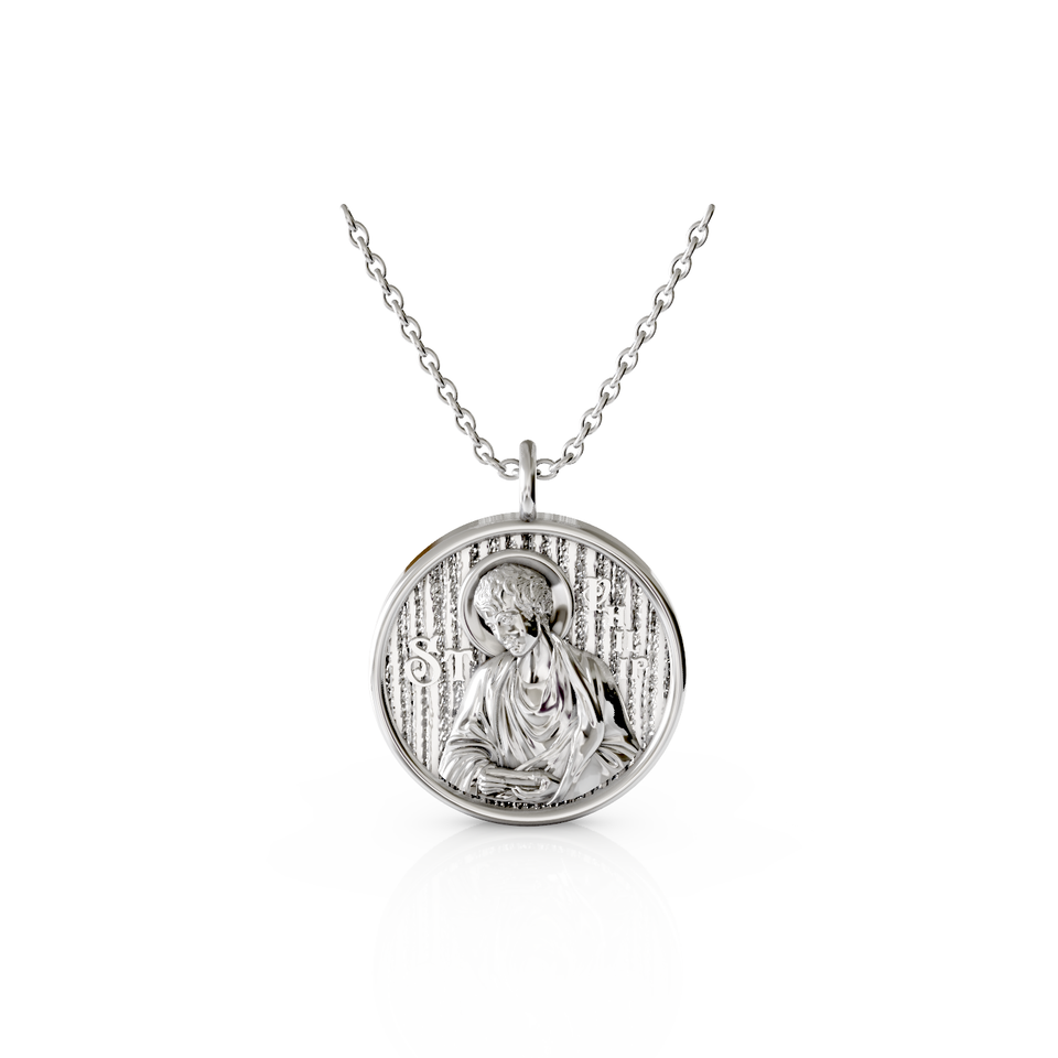 saint philip religious pendant