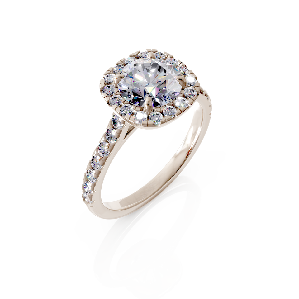 halo engagement ring