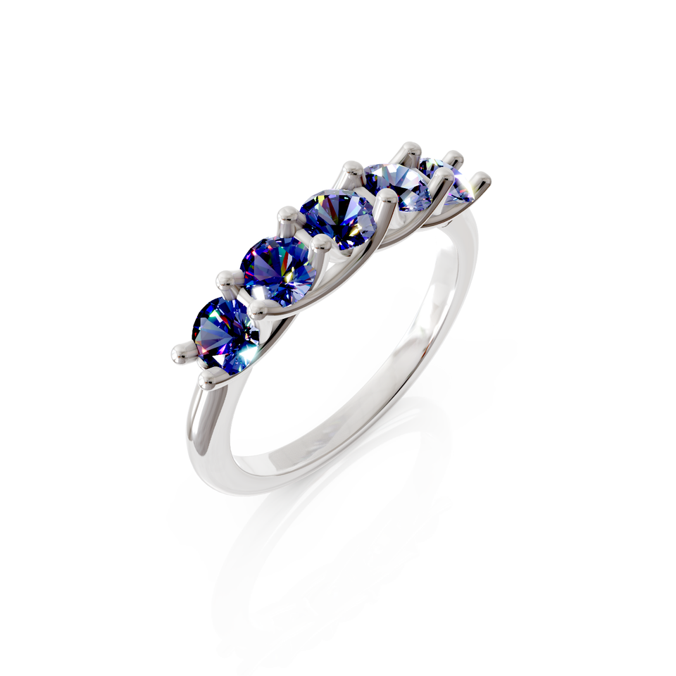 five-stone anniversary ring