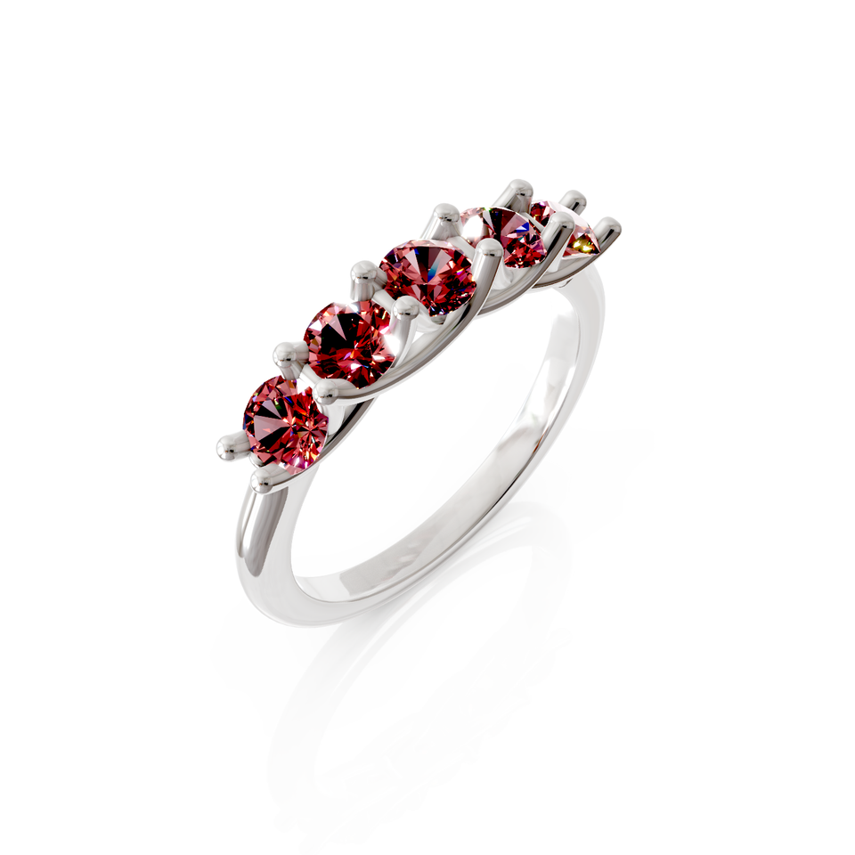 five-stone anniversary ring