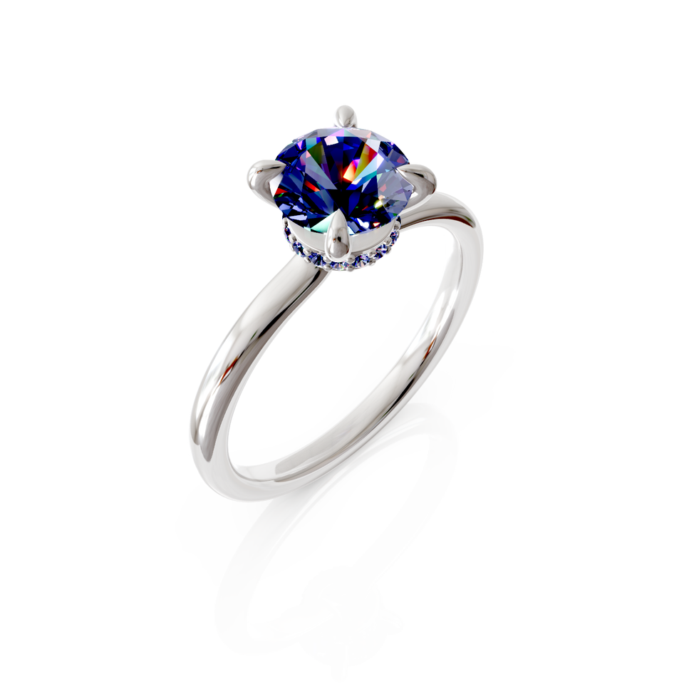 halo engagement ring