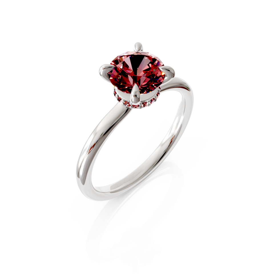 halo engagement ring