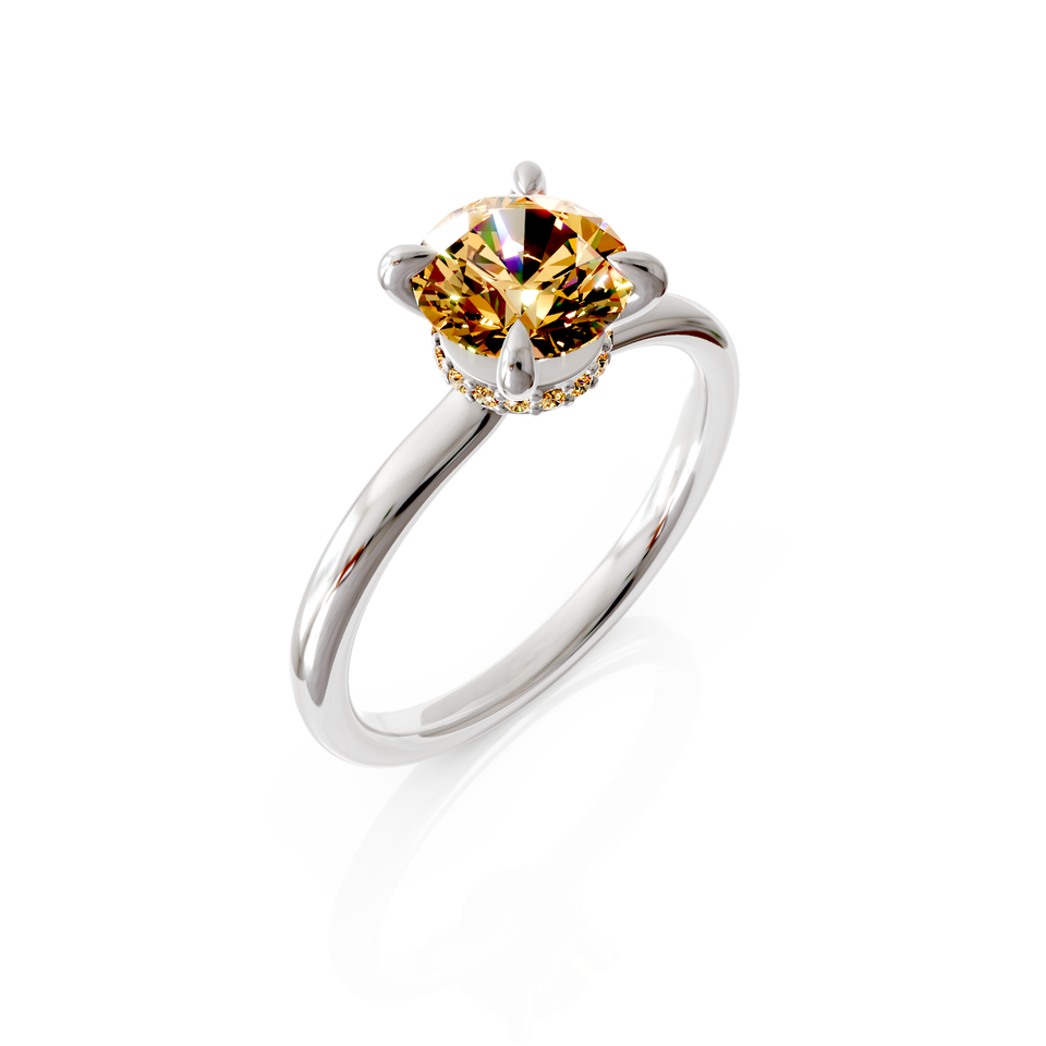 halo engagement ring