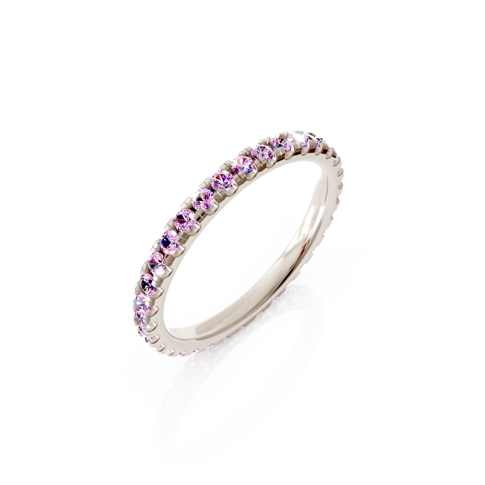 prong-set eternity ring