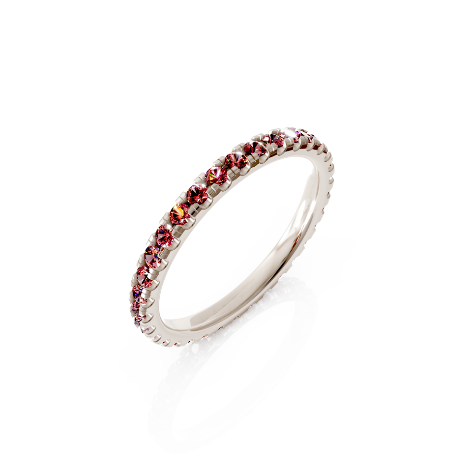 prong-set eternity ring