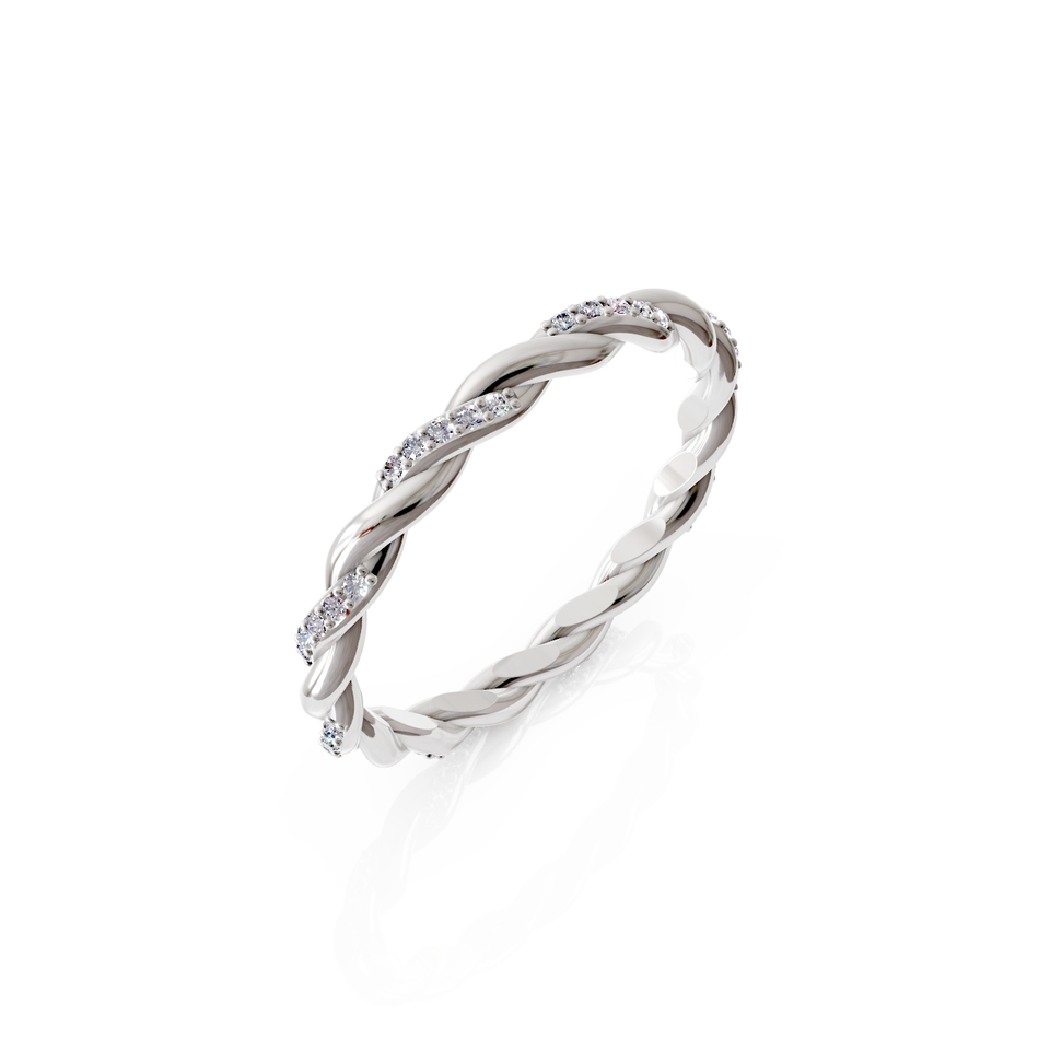 twisted rope ring