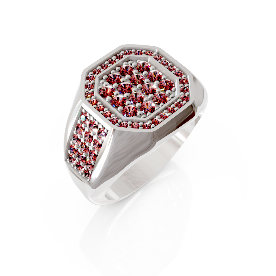 pave signet ring