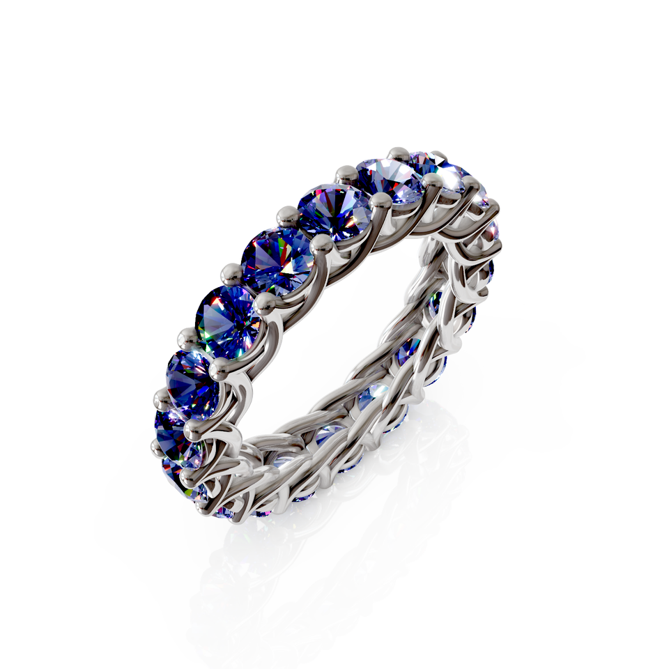 braided eternity ring
