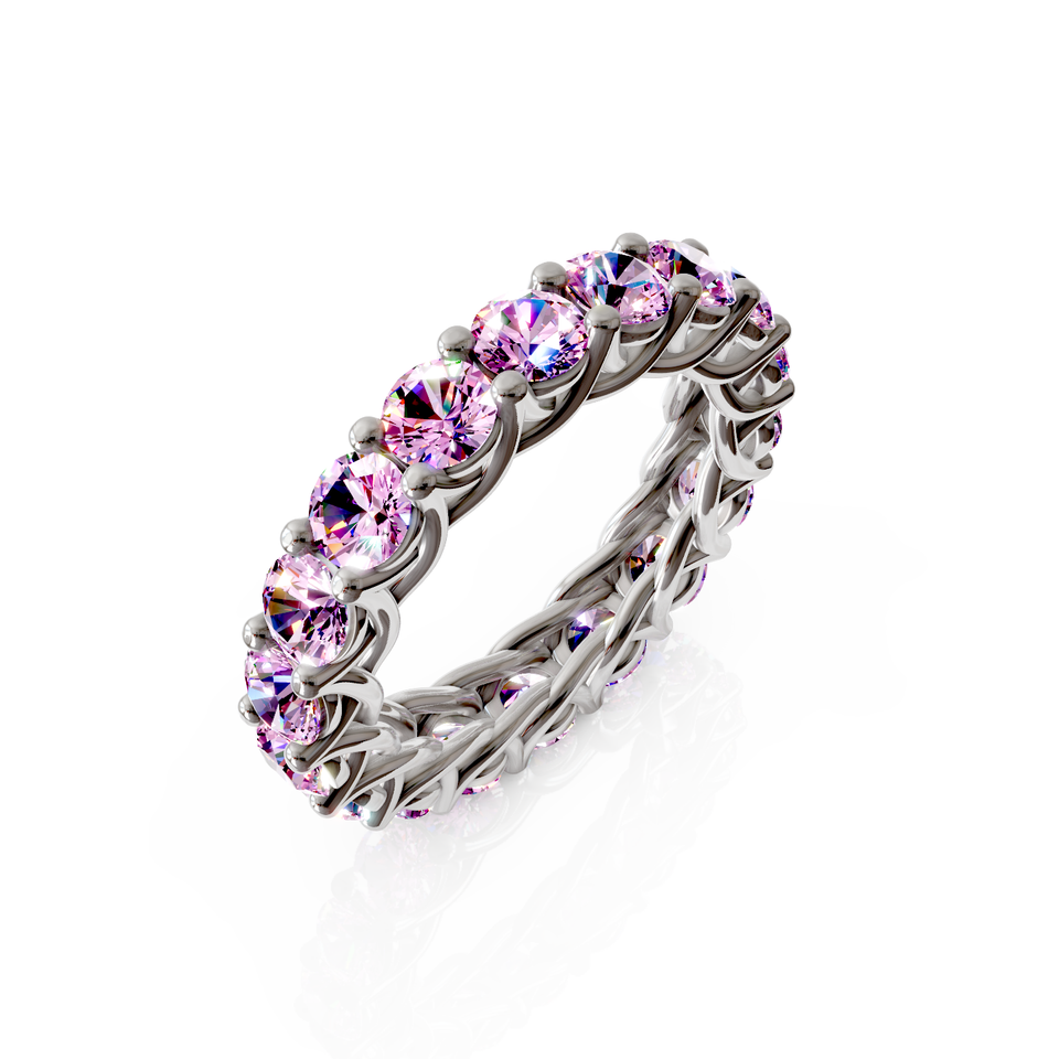 braided eternity ring