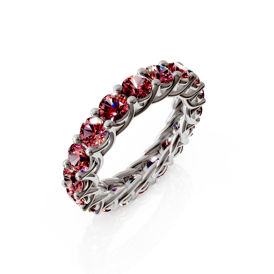 braided eternity ring