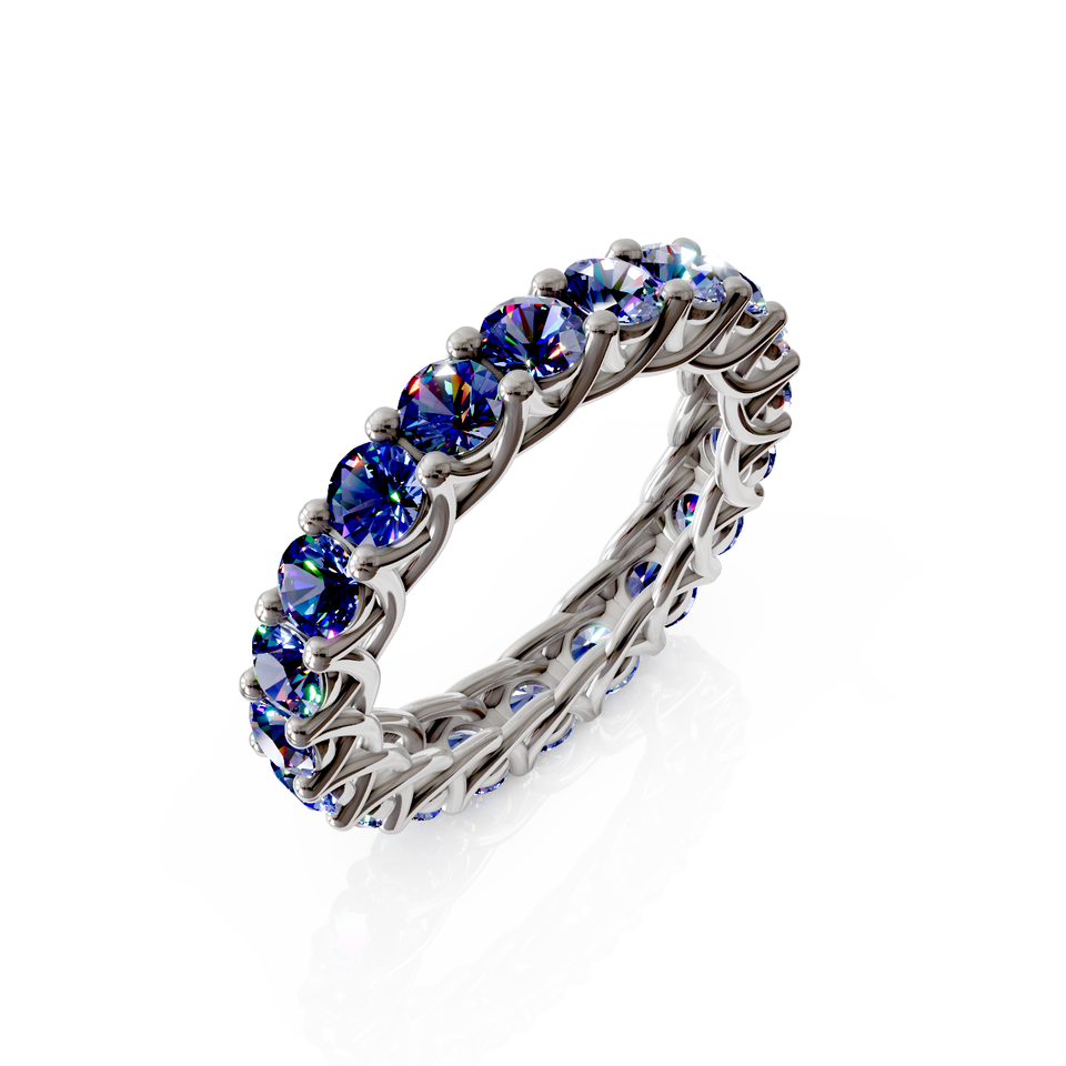 braided eternity ring