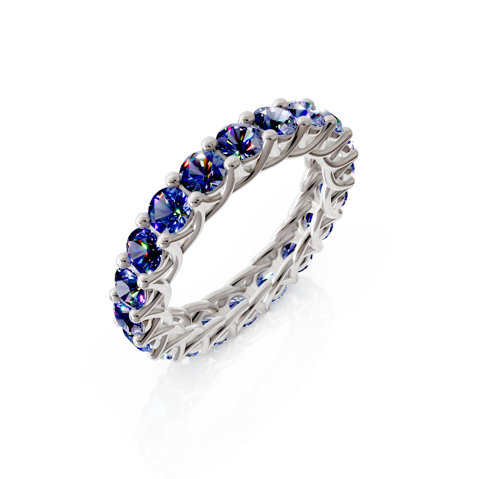 braided eternity ring